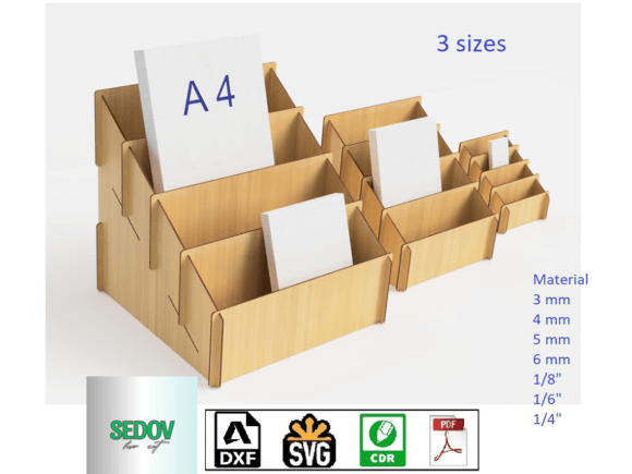 Download Laser Cut 4 Tier Display Case 3 Sizes - Play Collection
