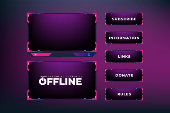 Download Streaming Overlay for Online Gamers - Premium Resources