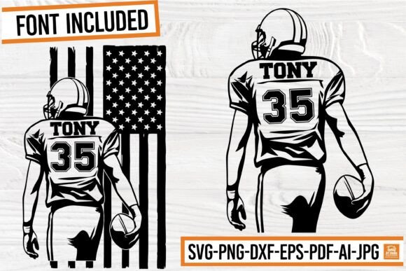 Download Football Player Back Silhouette, Sports - Play Collection