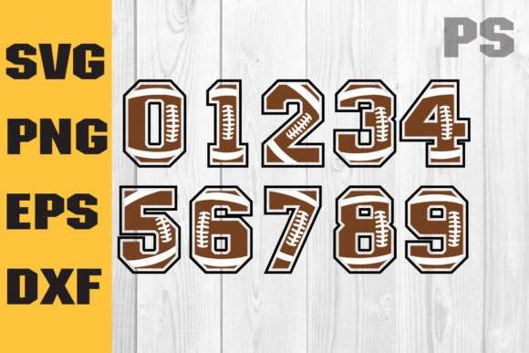 Download Football Numbers SVG, Football Player - Play Collection