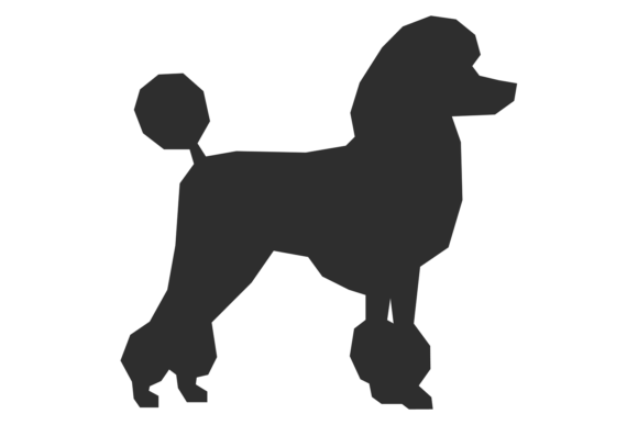 Download Poodle Black Silhouette. Dog Breed Side - Black silhouette Collection