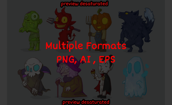 Download Hand Drawn Halloween Character Collectio - Premium Resources